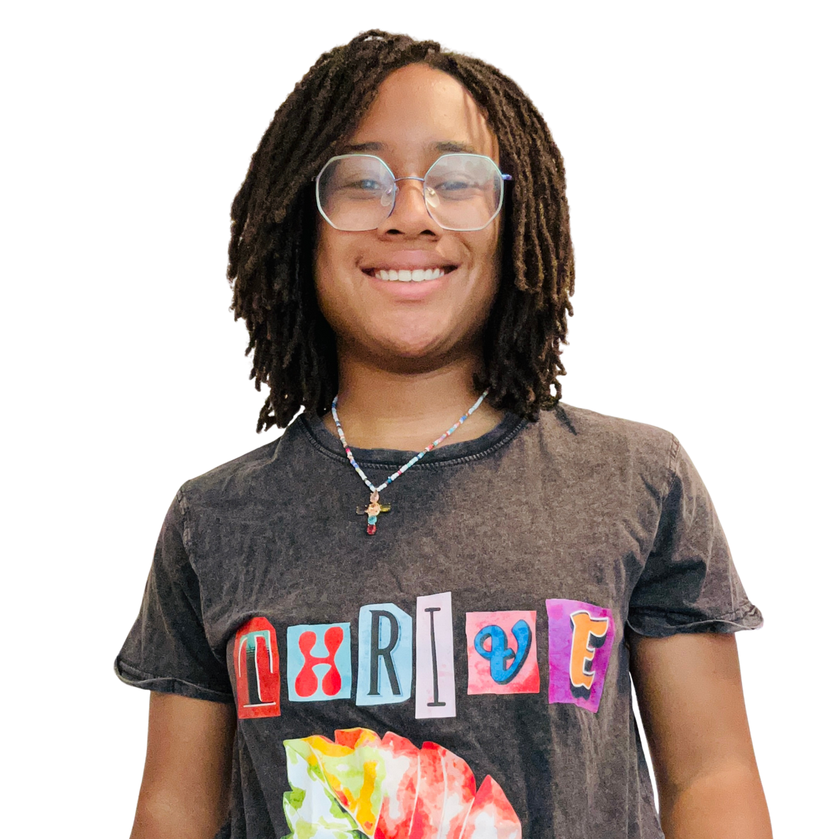 Thrive t-shirt unisex sizing