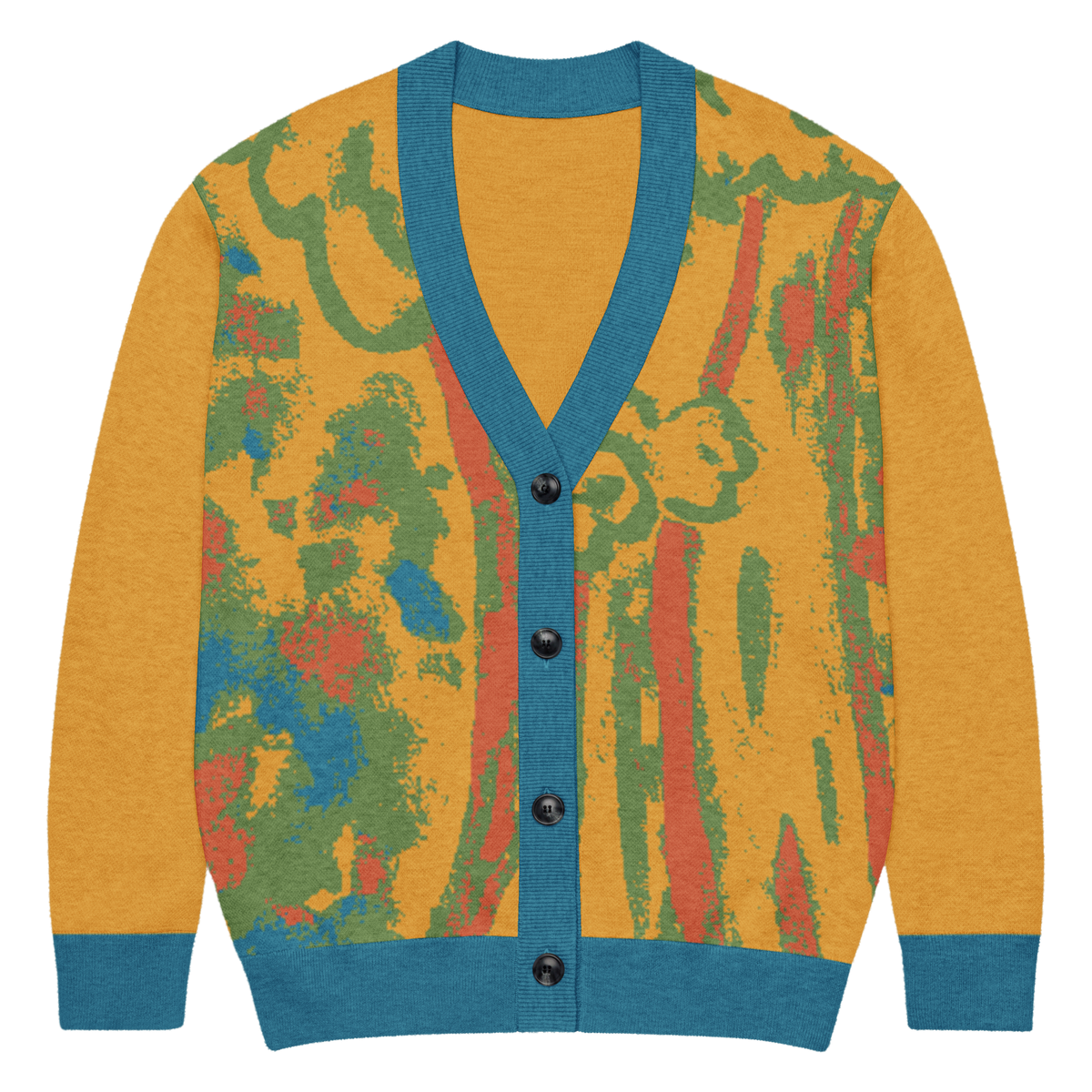 Abstract Forest Cardigan